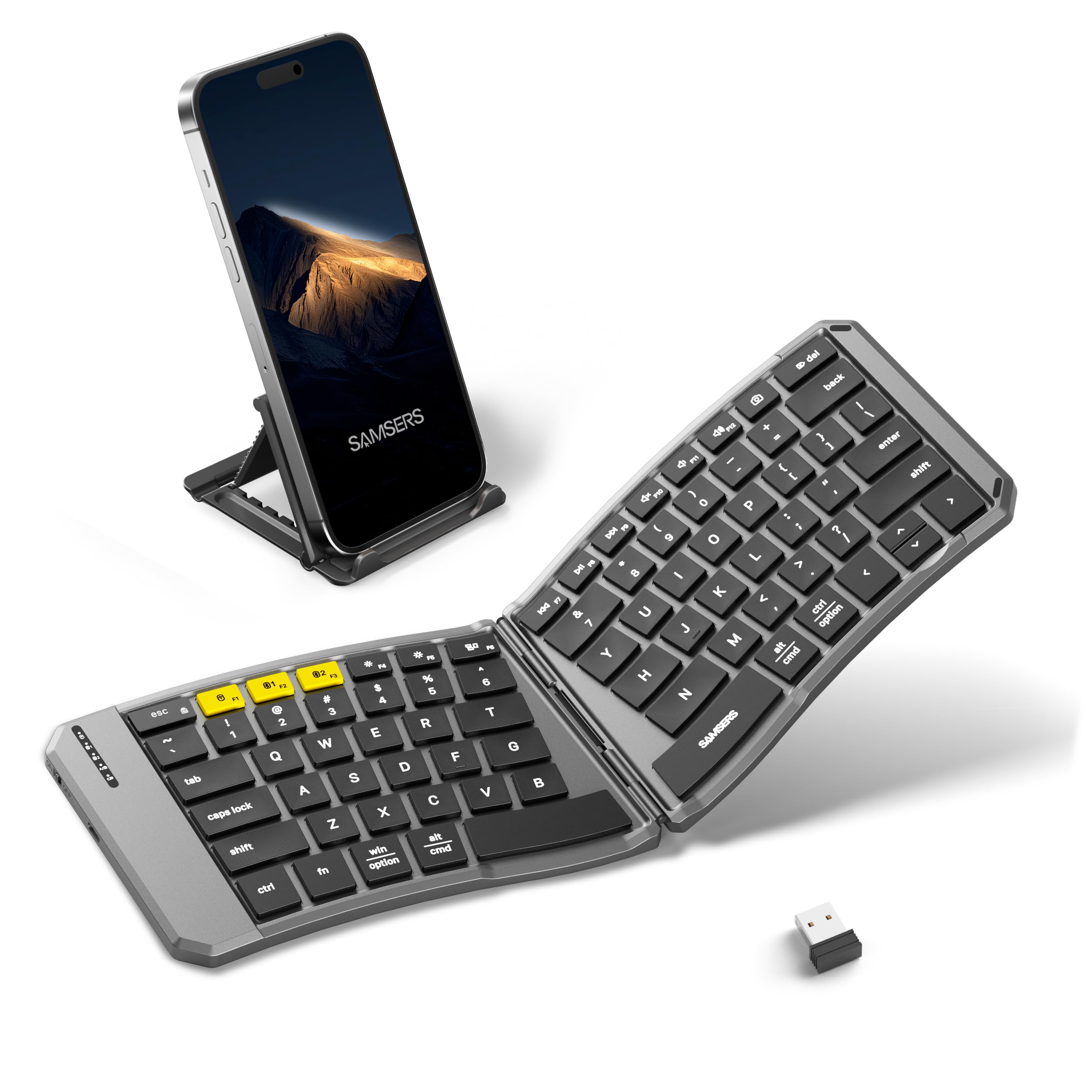Samsers Ergonomic Foldable Keyboard KE09U