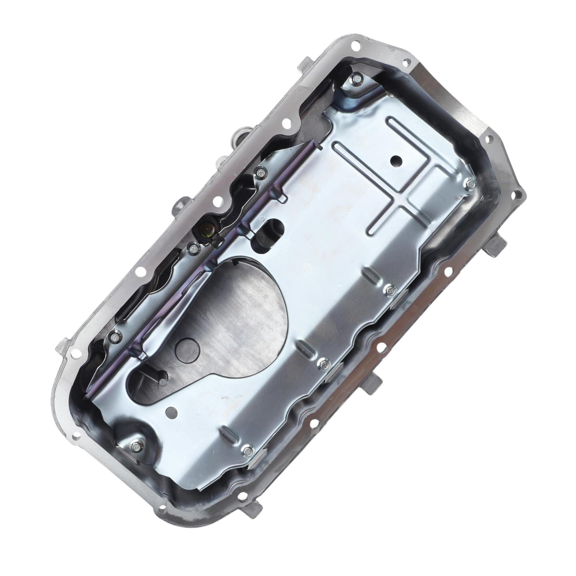 No.46770116 Coppa dell'olio del motore Coppa dell'olio Sump Coppa dell'olio del cambio per Fiat PUNTO 1.9 JTD 1.9 per DS 1999-2012 Alluminio Tono Argento