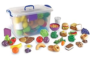 New Sprouts Classroom Play Food Set, 100 Pieces of Educational Learning Resources Food Set