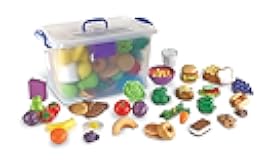 Learning Resources New Sprouts Classroom Play Food Set - Play Food for Toddlers, Toddler Learning Toys , Ages 18 Months +, 100 Pieces,