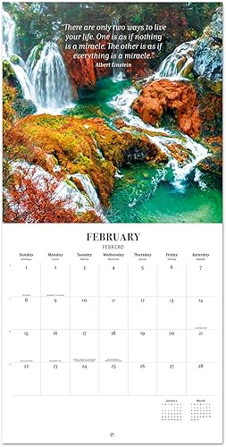 Miniatura 9 de Calendario de pared Art Nouveau 2024 de 12 x 12 pulgadas, libre de plástico, comienza semana el domingo, calendario de pared cuadrado 2024,