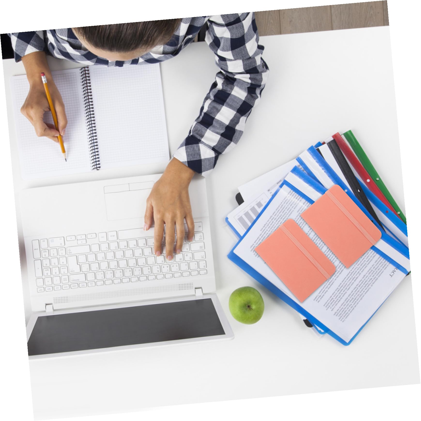 10 Pezzi Taccuino Tascabile in PU Rigida con Segnalibro Mini Notebook Portatile per Pianificazione Mensile e Diario Lavorativo Piccolo Blocco Note da Borsa