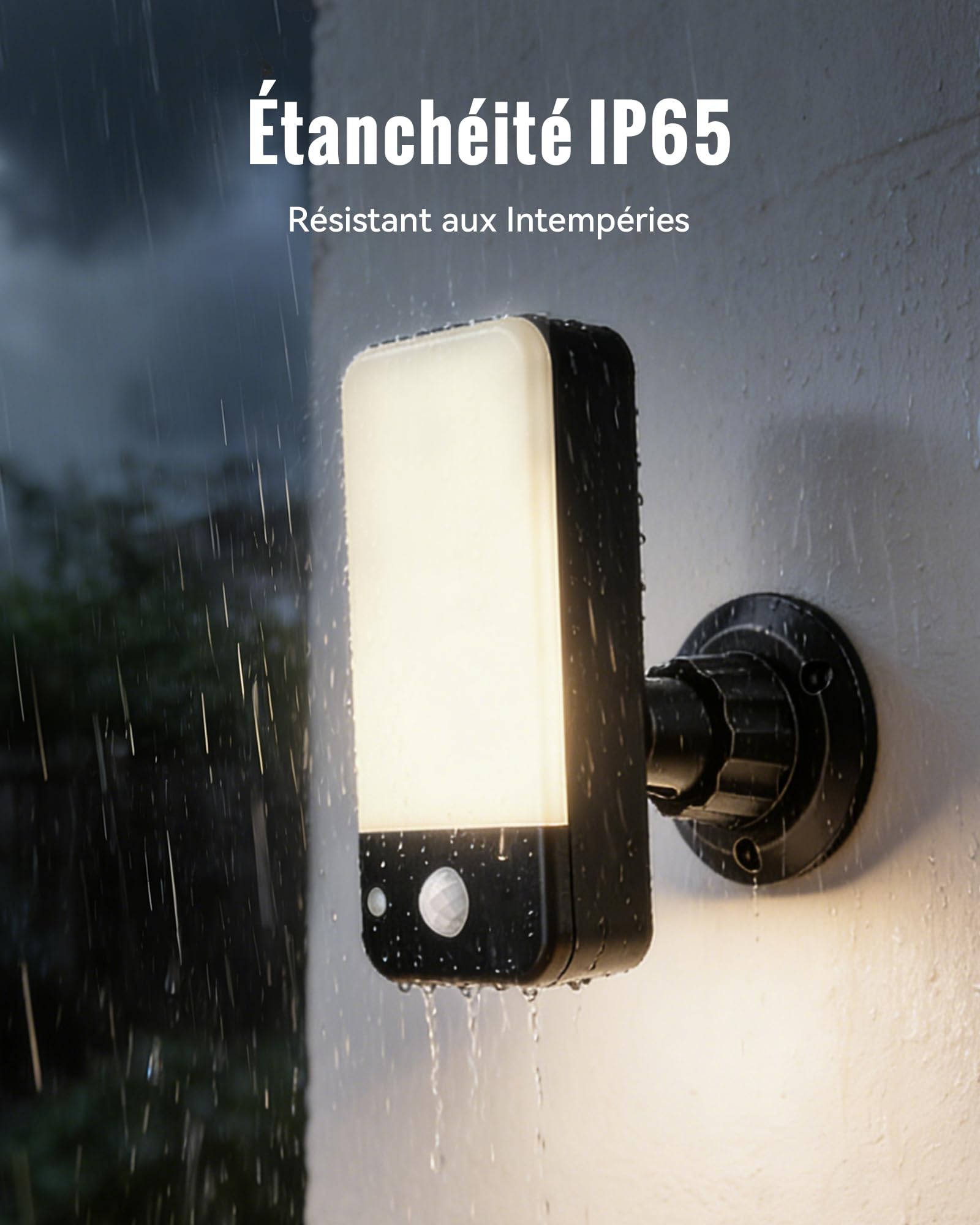2X Applique Murale Exterieur Detecteur de Mouvement Lampe Exterieur Murale