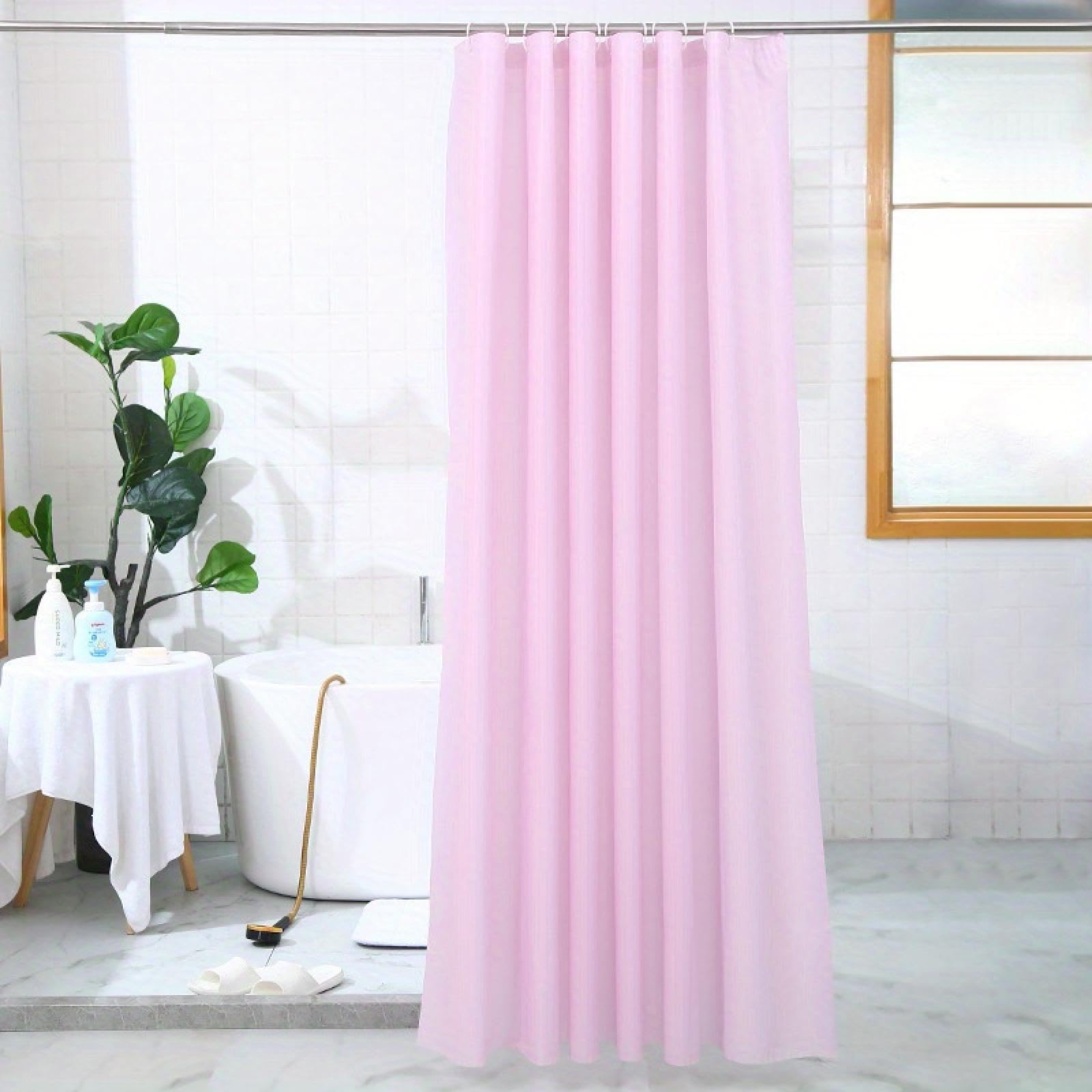 Rideau de douche anti projection eau 70x215 cm uni pour sol toujours sec