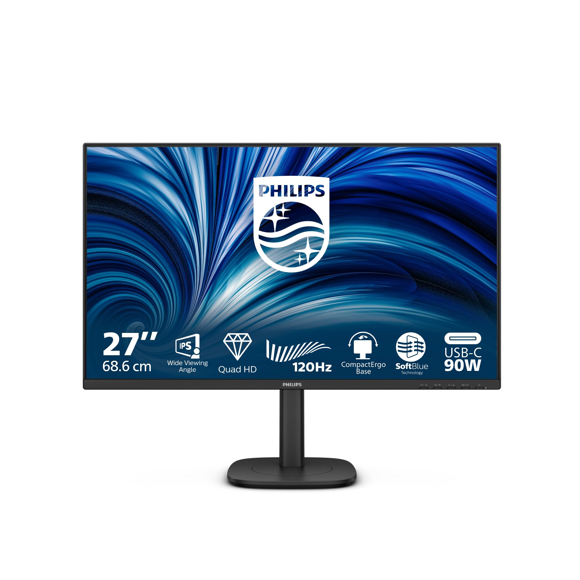 Philips Monitor (27インチIPS/QHD/120Hz/1ms) Amazon.com: Philips Monitor 27B2U3601 27 inch QHD, 120Hz, IPS, 1ms