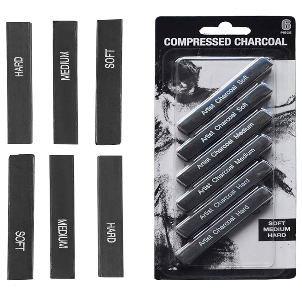 ⭐️プレーンチャコールドローイングチャコールペン-8パックの