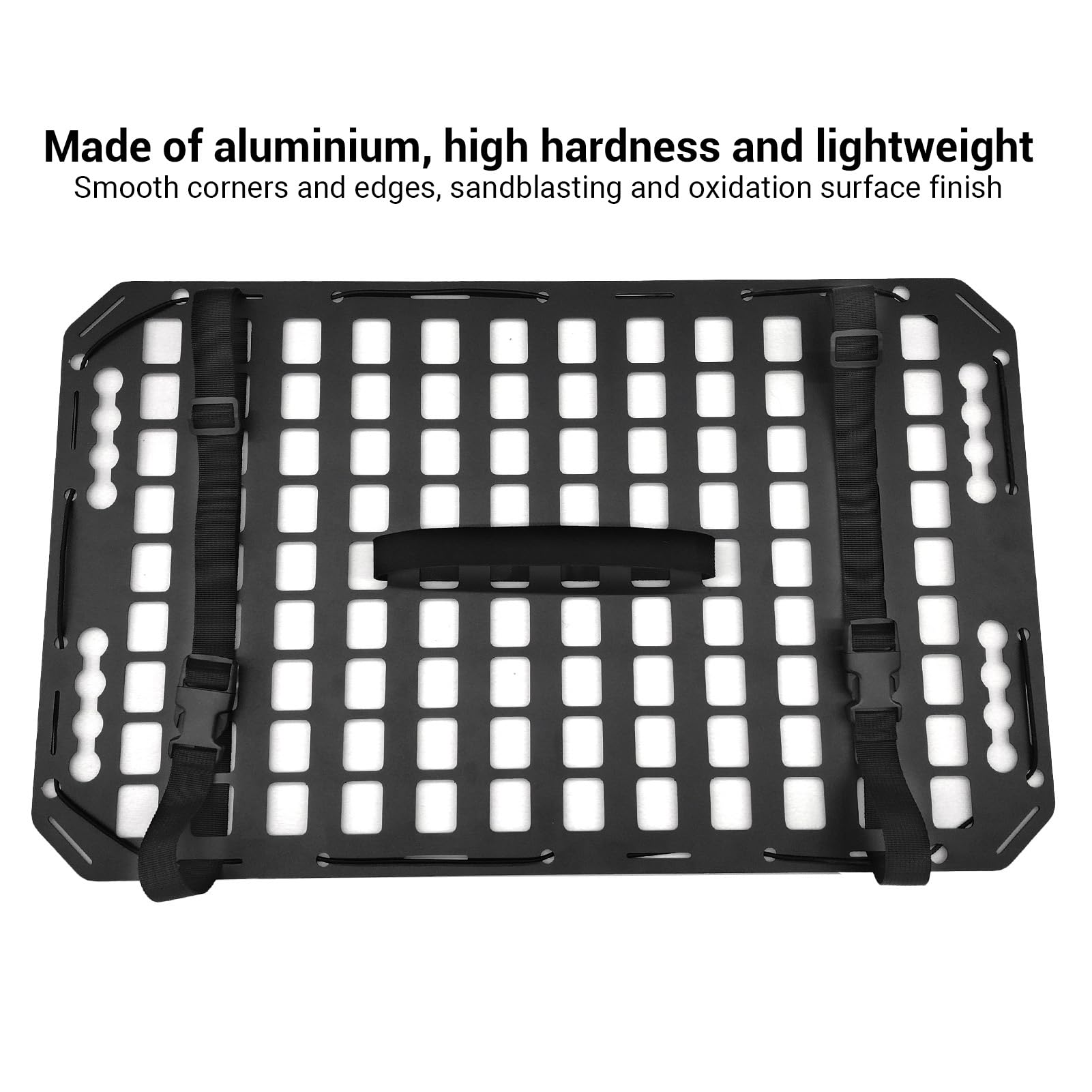 Panel Molle do łóżka Ciężarówki, Aluminiowy Wielofunkcyjny Panel do Przechowywania Torów L z Akcesoriami do Szybkiego Przechowywania, do Garażu Samochodowego SUV Typu Pickup RV