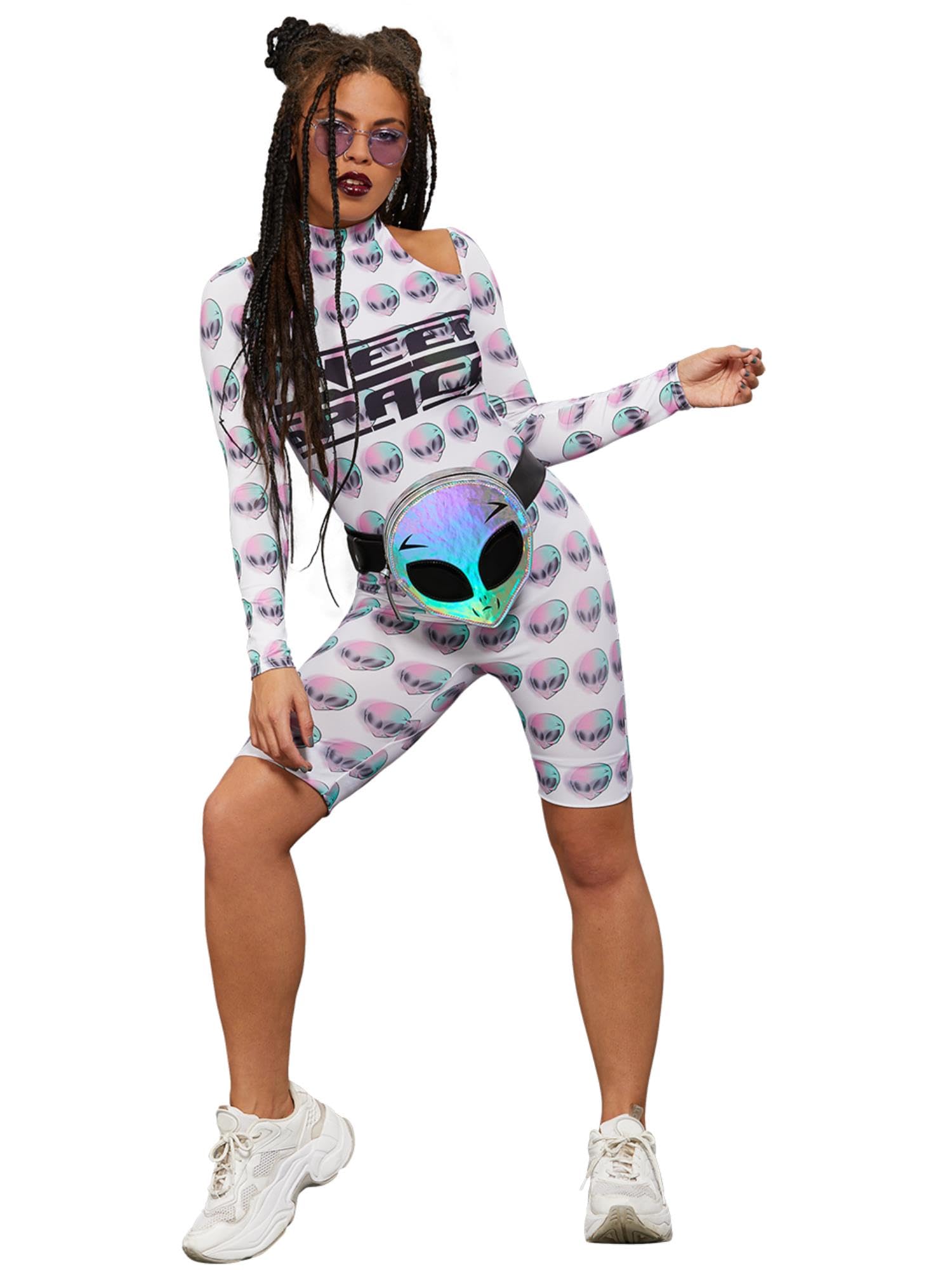 Smiffys Fever Space Unitard, Fever Fancy Dress, Fever Dress Up Costumes
