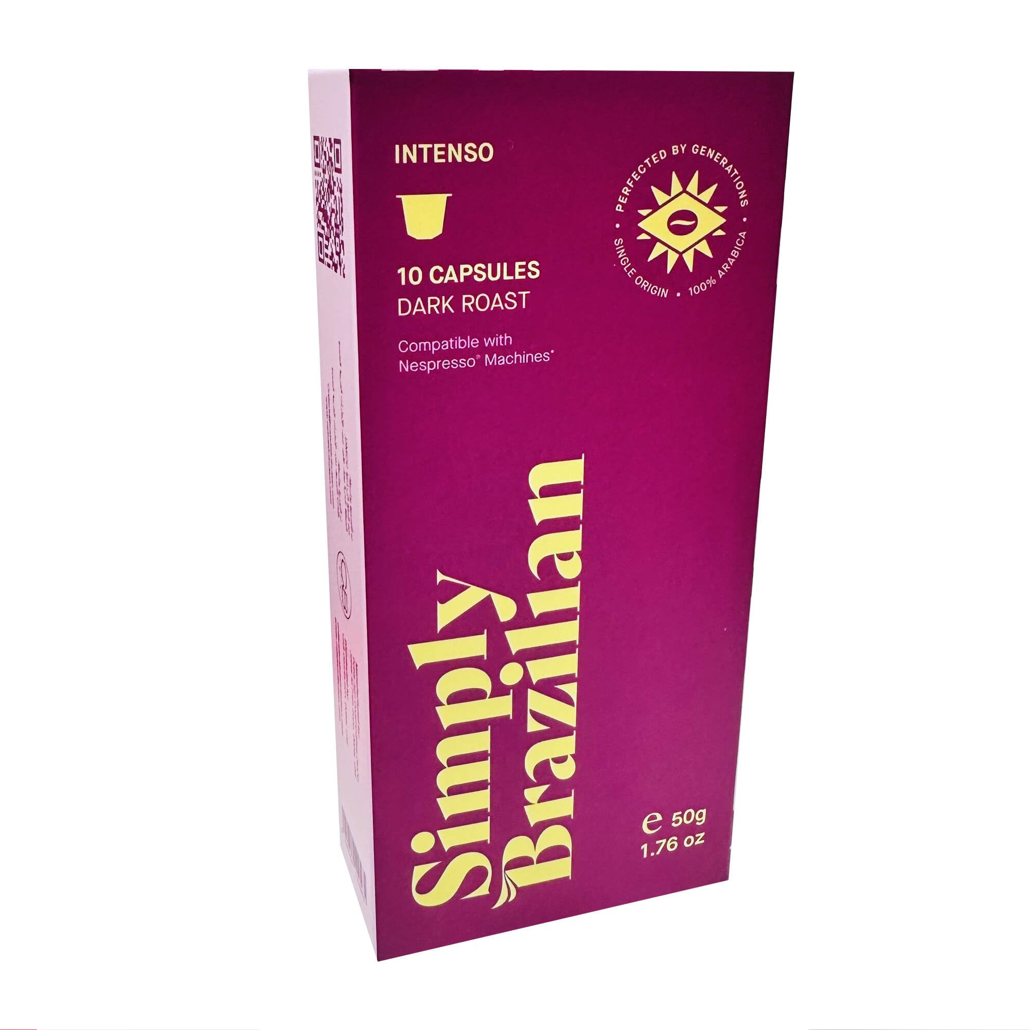 Simply BrazilianIntenso Ground Coffee 5 g 10-Pieces
