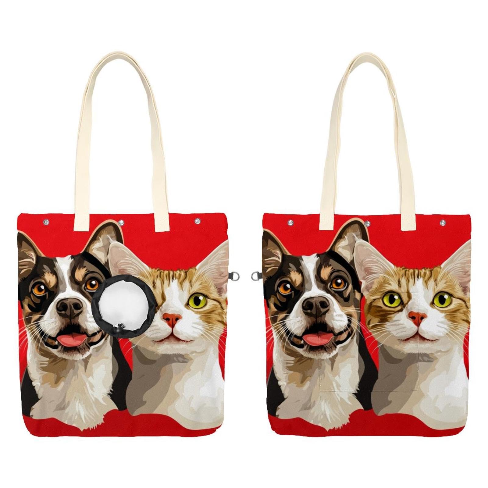 Bolsa de hombro para gatos con diseño manos libres y ventana frontal de viaje