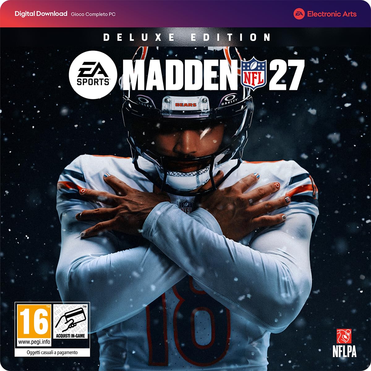 EA SPORTS Madden NFL 27 Deluxe Edition PCWin | Codice EA App - per PC | Videogiochi | Italiano Deluxe | Codice EA App per PC