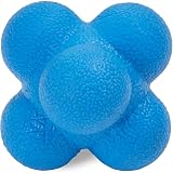 Juvale Reaction Ball Training Set - Hand-Eye Coordination Tool & Baseball Training Equipment - Tennis Agility & Reflex Practice - 2-Pack, 2.75 in, Multicolor Rubber