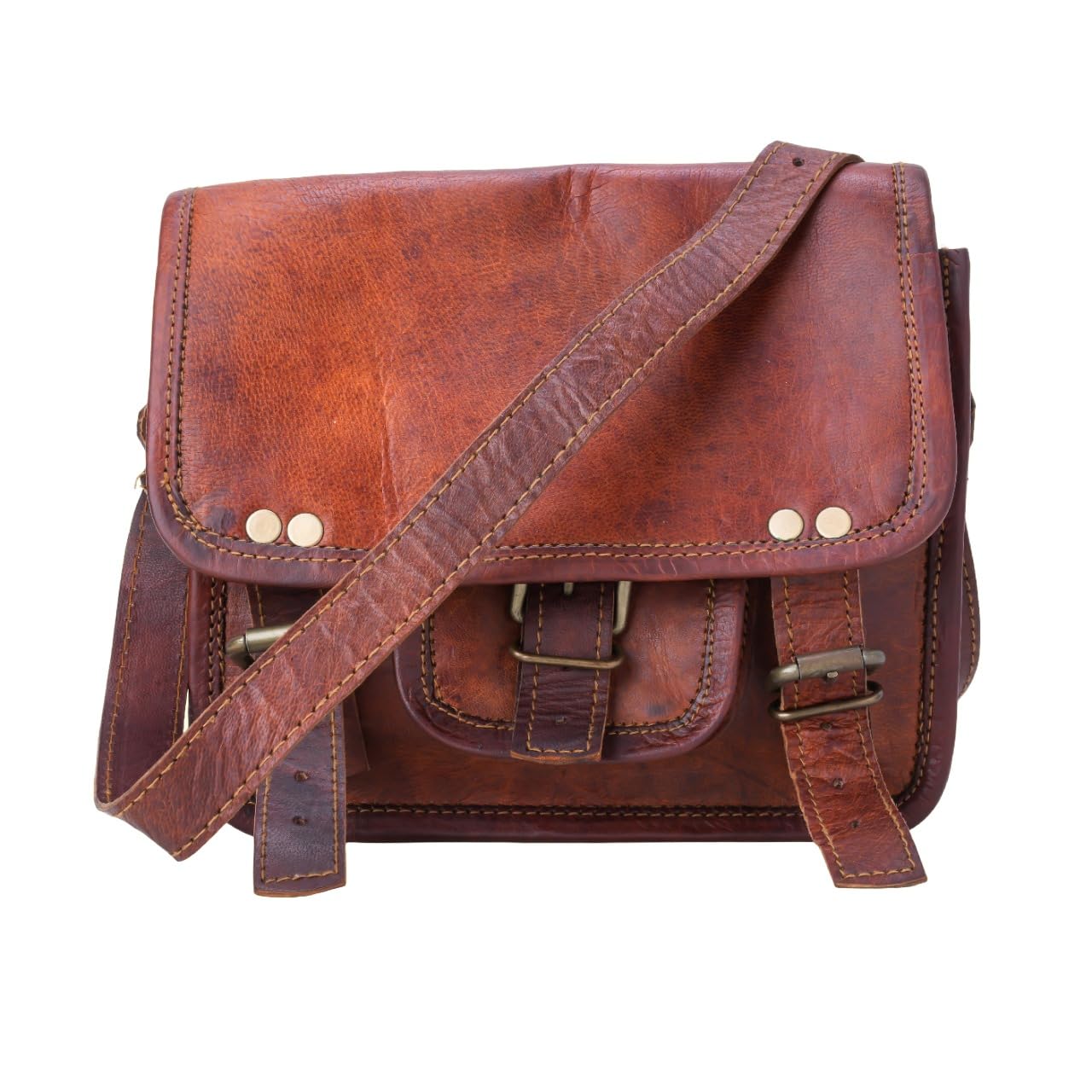 DHARUN CRAFT Original Leather Womens Shoulder Sling Bag, Brown (B0D8T1Y14L) Amazon Price History, Amazon Price Tracker