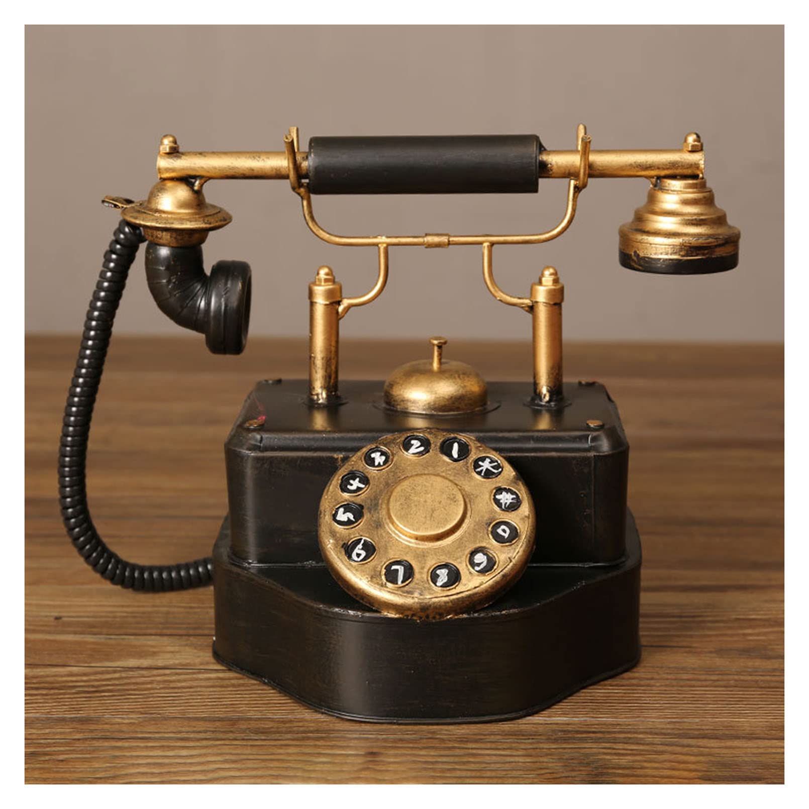 Téléphone rétro fixe rompre la monotonie moderne avec un décor vintage