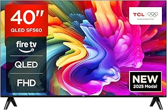 TCL 40SF560-UK 40" Full HD QLED Direct LED Smart TV with Fire TV, Alexa Voice Control, Vivid Colour & Enhanced Brightness