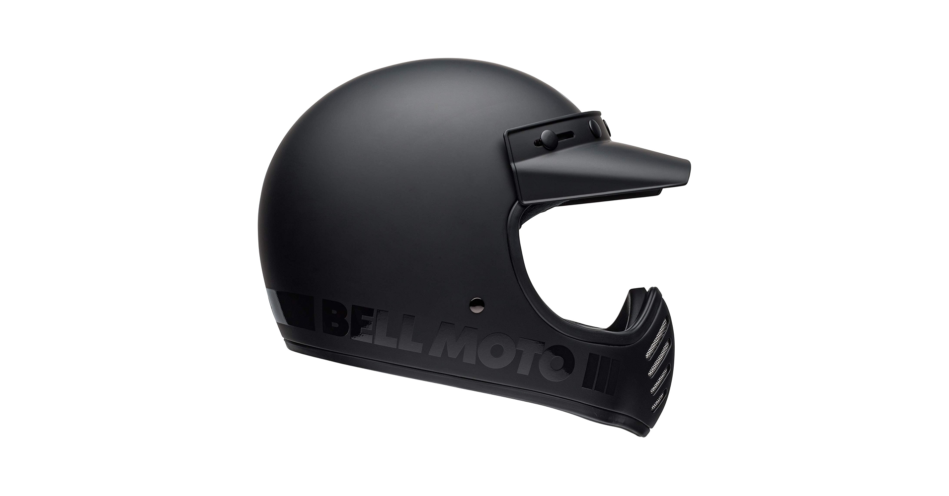 Amazon.com: Bell Moto Moto-3 Classic Matte/Gloss Blackout X