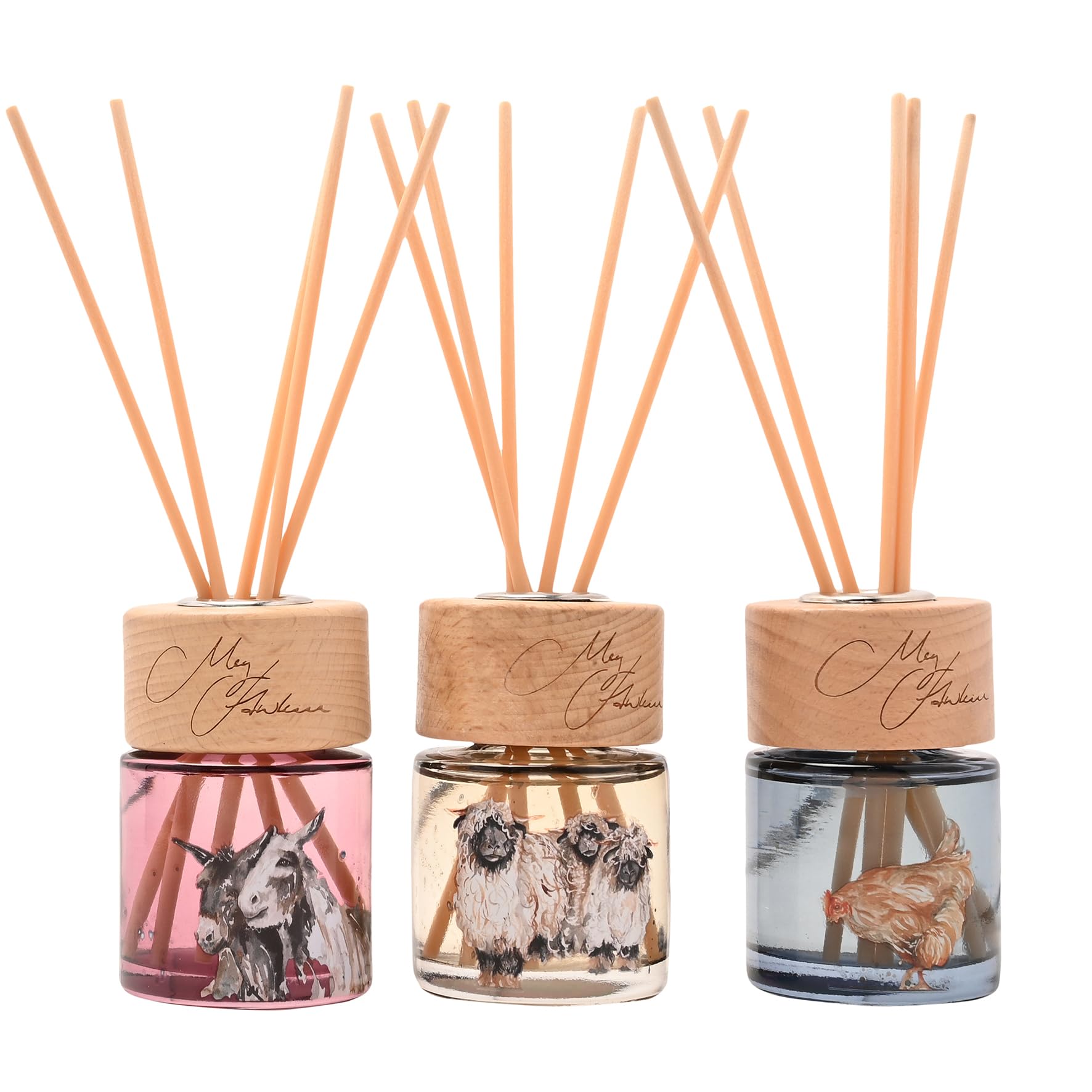 Widdop And Co Multicolor Meg Hawkins Mini Reed Diffusers Set Of 3 – The Farm