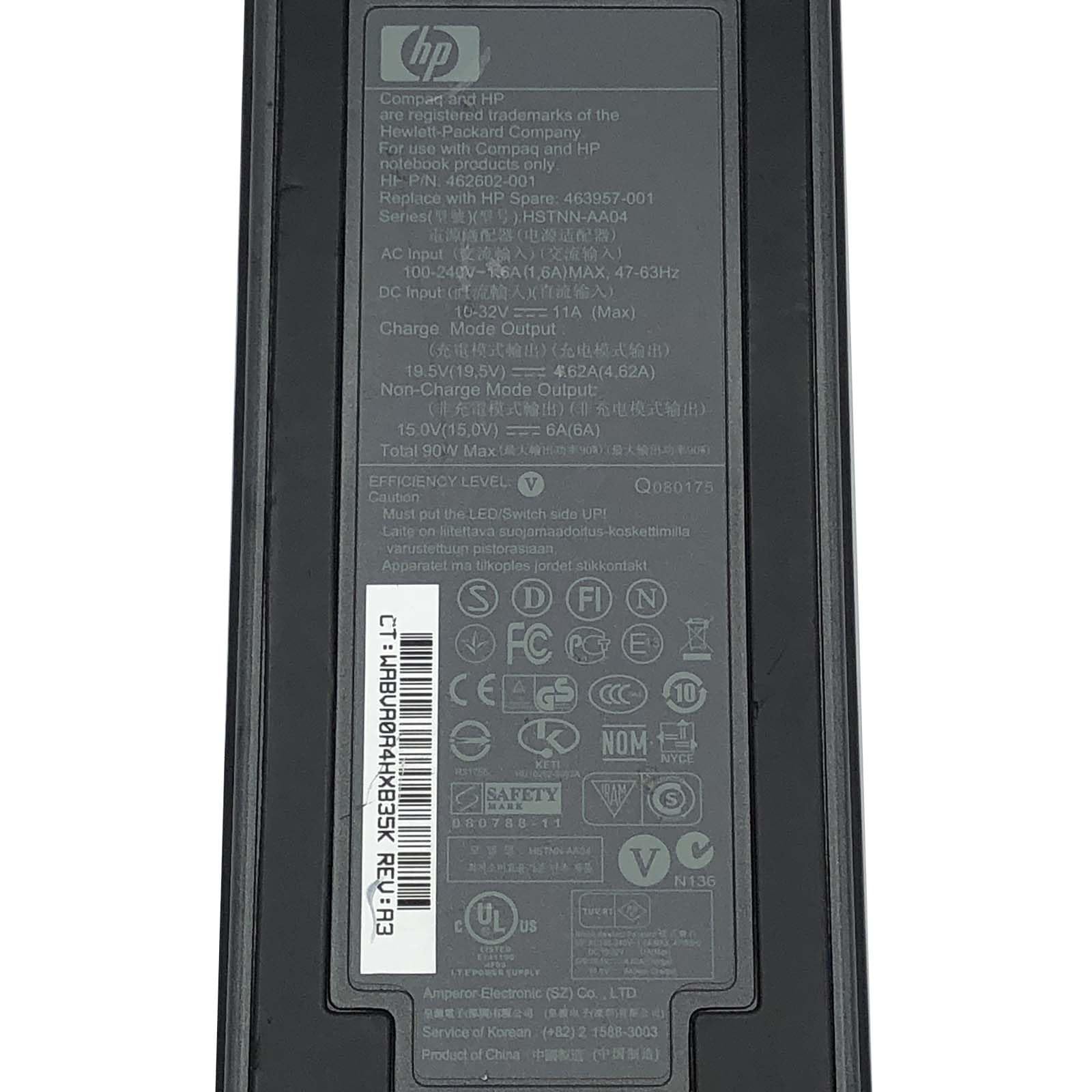 Amazon.com: Genuine 90W HP Air Smart Adapter 19.5V 4.62A 462602