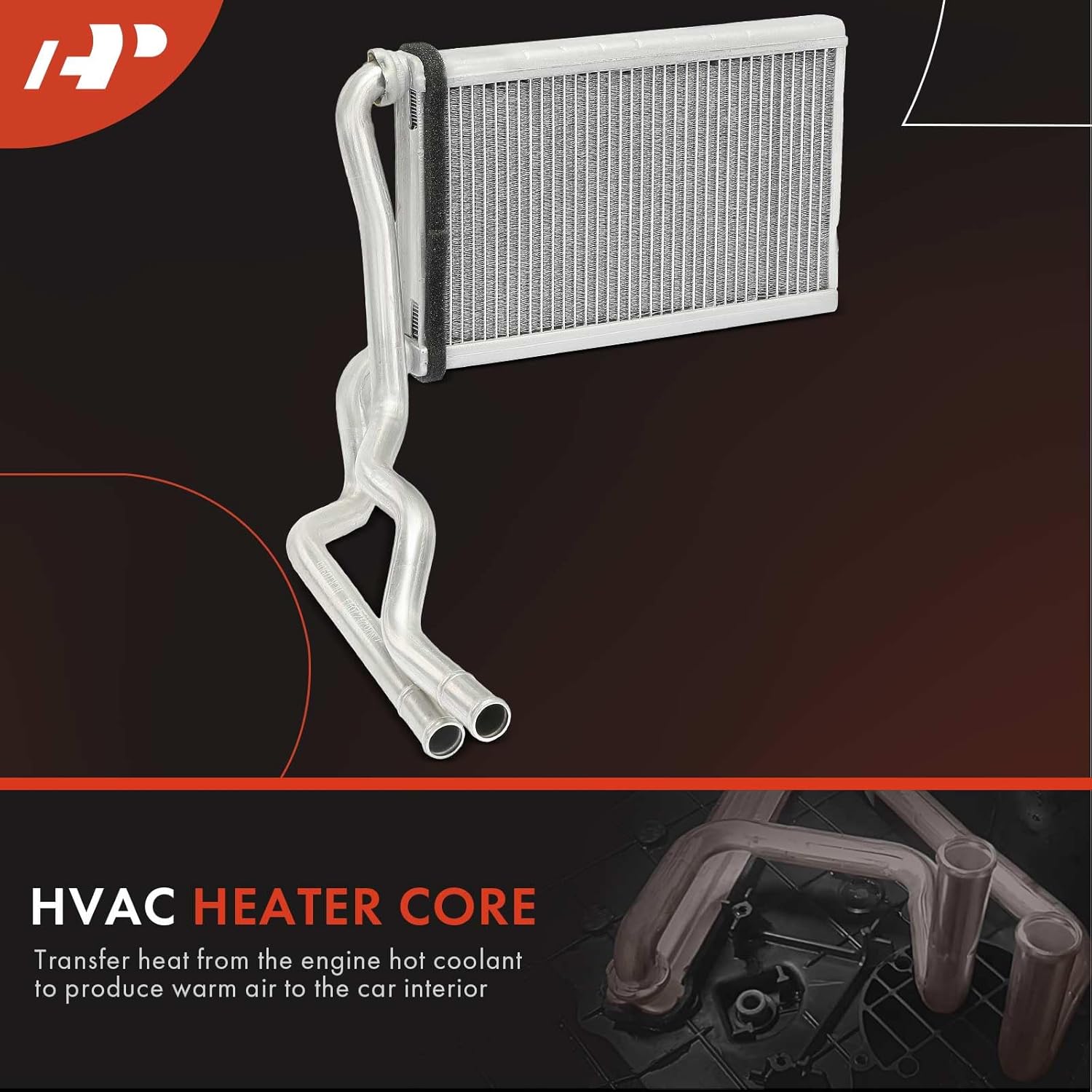 A-Premium HVAC Heater Core Compatible with Toyota Corolla 2020-2022, Prius 2017-2022, C-HR CHR 2019-2022 & Lexus UX200 2019-2022, UX250h 2019-2022