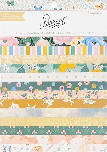 American Crafts Almohadilla de papel de una sola cara 6 "X8" 36/Pkg-Maggie Holmes Parasol
