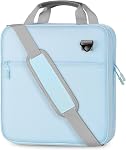 MoKo Bouchon à glissière, 2 1 cm 3 Binder à bague avec fermeture éclair,500 Bouteilles à glissière de capacité avec sangle d'épaule & Poignée, Multi-Pocket Zipper Binder Organisateur pour l'école moyenne, Mint Green