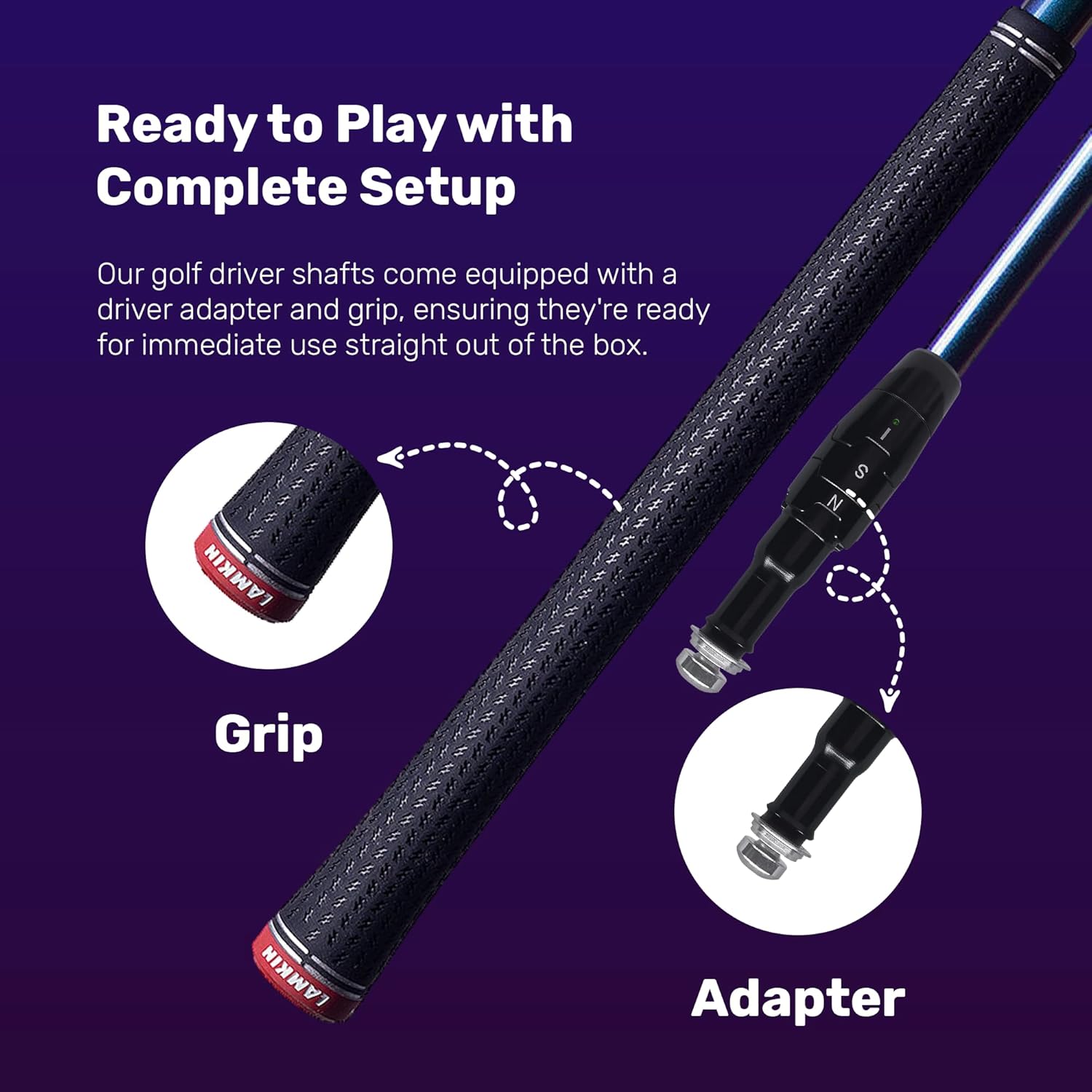 NEWTON Motion Golf Driver Shaft Drivers: All Swing Speeds, Maximize Ball Speed, Smoother Swings, Kinetic Storage, Symmetry360 Design, Tailored Bend for Effortless Play