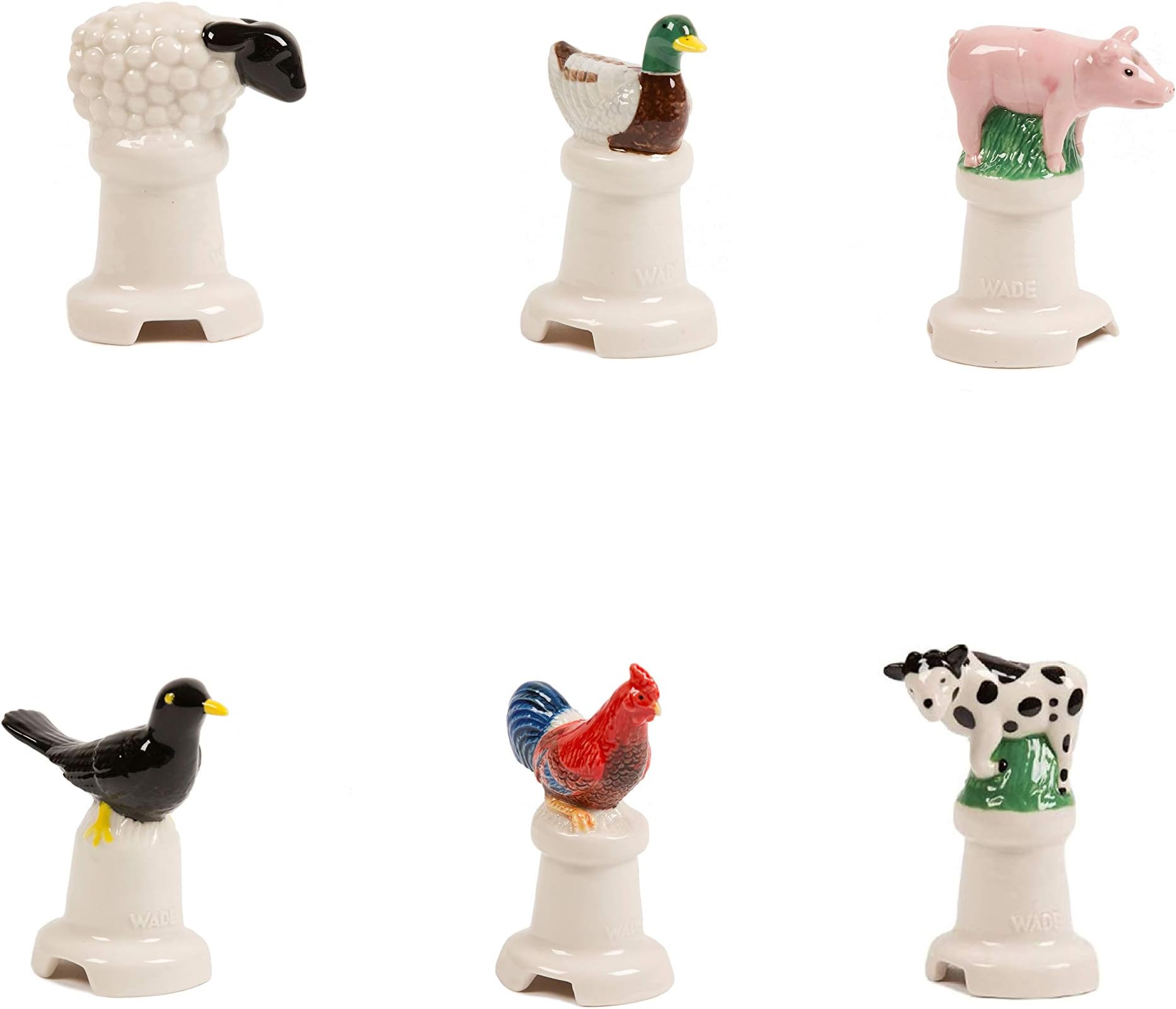 Pie Bird Cooking Aid | Steam Vent | Ceramic Pie Chimney | Pie Flute | Bake Perfect Sweet or Savoury Pies | Animal Variety Pack of 6 Pie Funnels