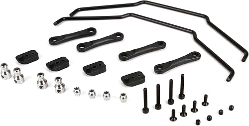 Losi Kit de barra estabilizadora delantera y trasera 15 4 ruedas motrices DBXL LOS254013 Elec piezas de repuesto para coches/camiones
