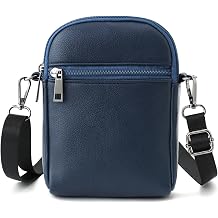 Small Crossbody Bags For Women, RFID Blocking, Dual Zipper Design, Vegan Leather Cell Phone Purse, Boho Original Design For Travel, Daily Commute, Gift