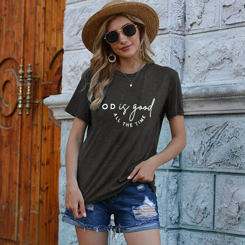 Christian Shirt for Women Jesus The Way The Truth The Life T-Shirt Bible Verse Inspirational Tee Tops - Image 3