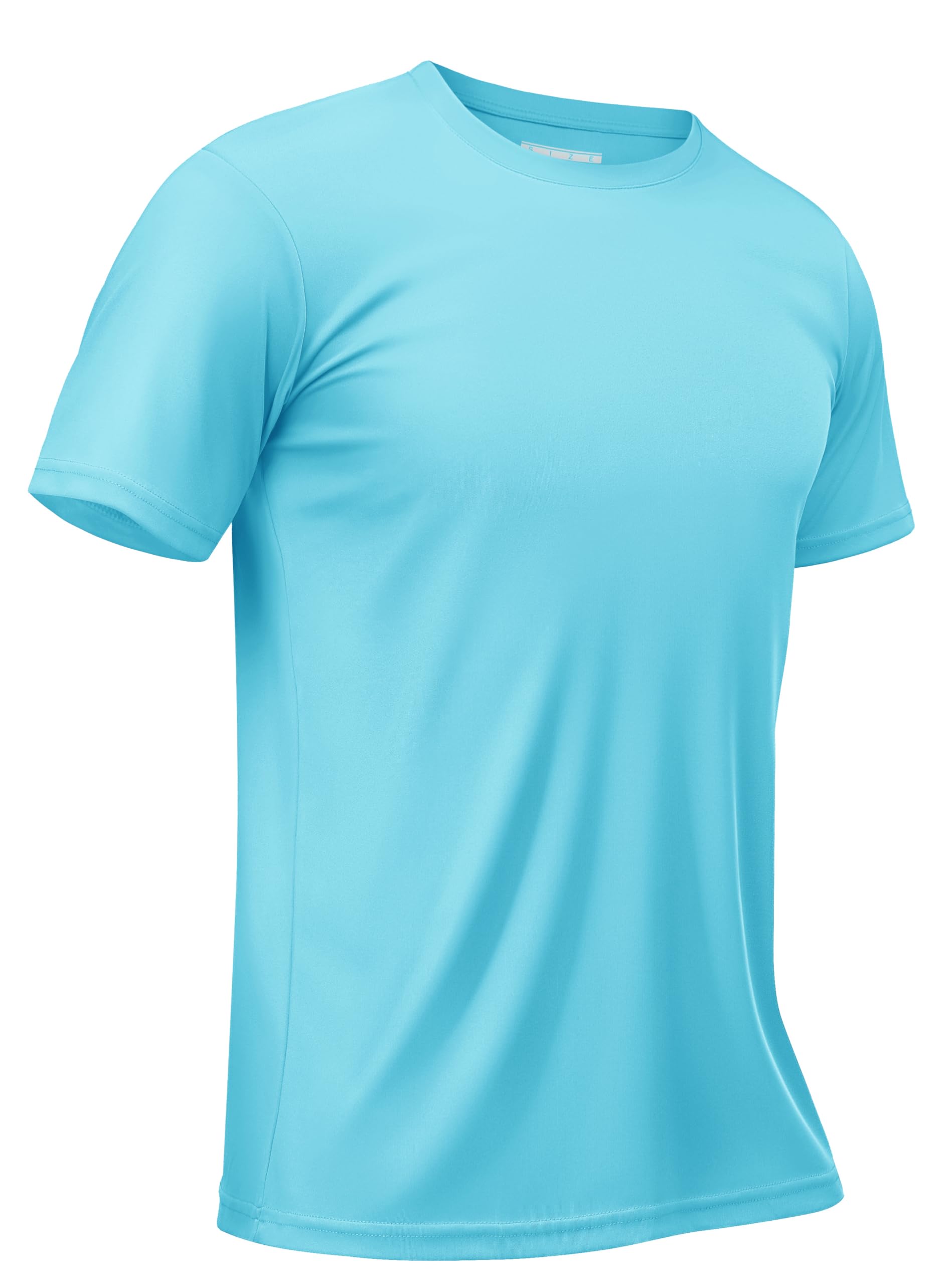 TACVASEN Mens Athletic Short Sleeve T-shirts Quick Dry Fit Workout Sun Protection Swim Shirts Running Rash Guard UPF50+