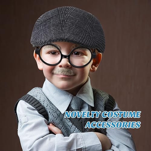 Miniatura 5 de Disfraz de anciano para el día de escuela, para niños, anciano, abuelo, para niños, bebé, 100 días de escuela