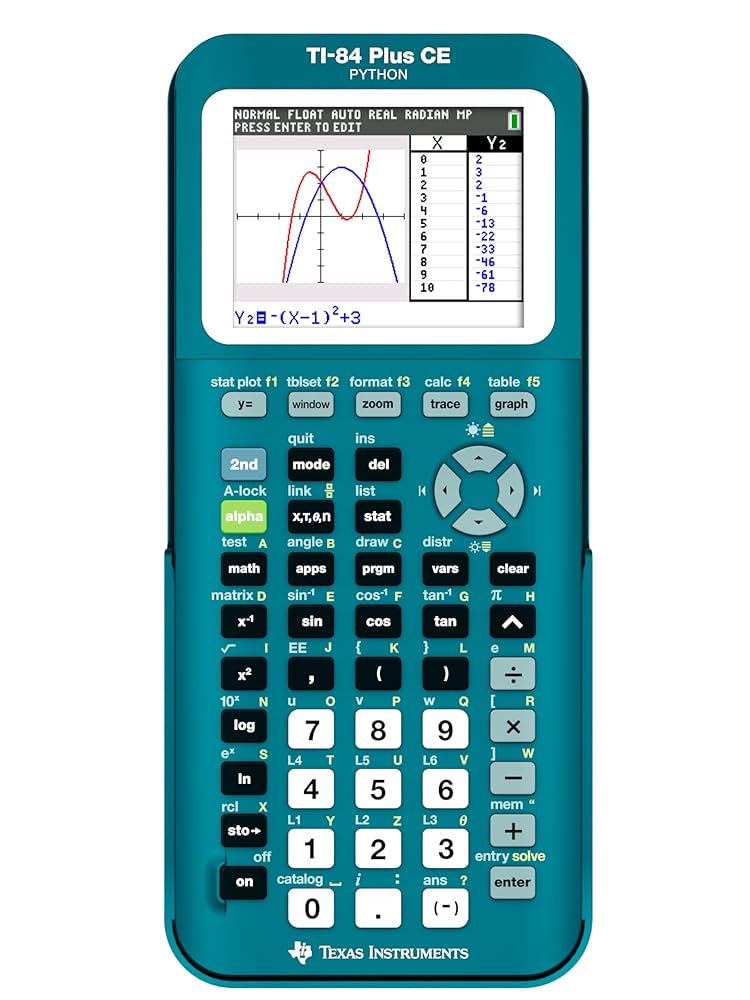 Texas Instruments TI-84 Plus CE Handheld Graphing Calculator