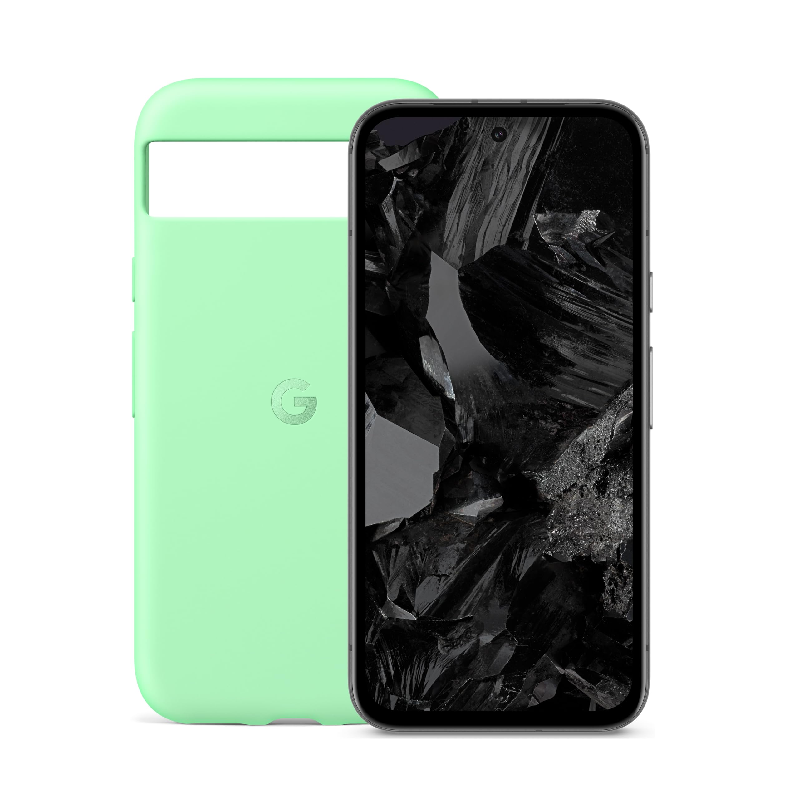 Google Pixel 8a: smartphone Android sbloccato con innovativa fotocamera Pixel - Nero ossidiana, 256GB + Cover per Pixel 8a - Silicone resistente e antimacchia - Aloe