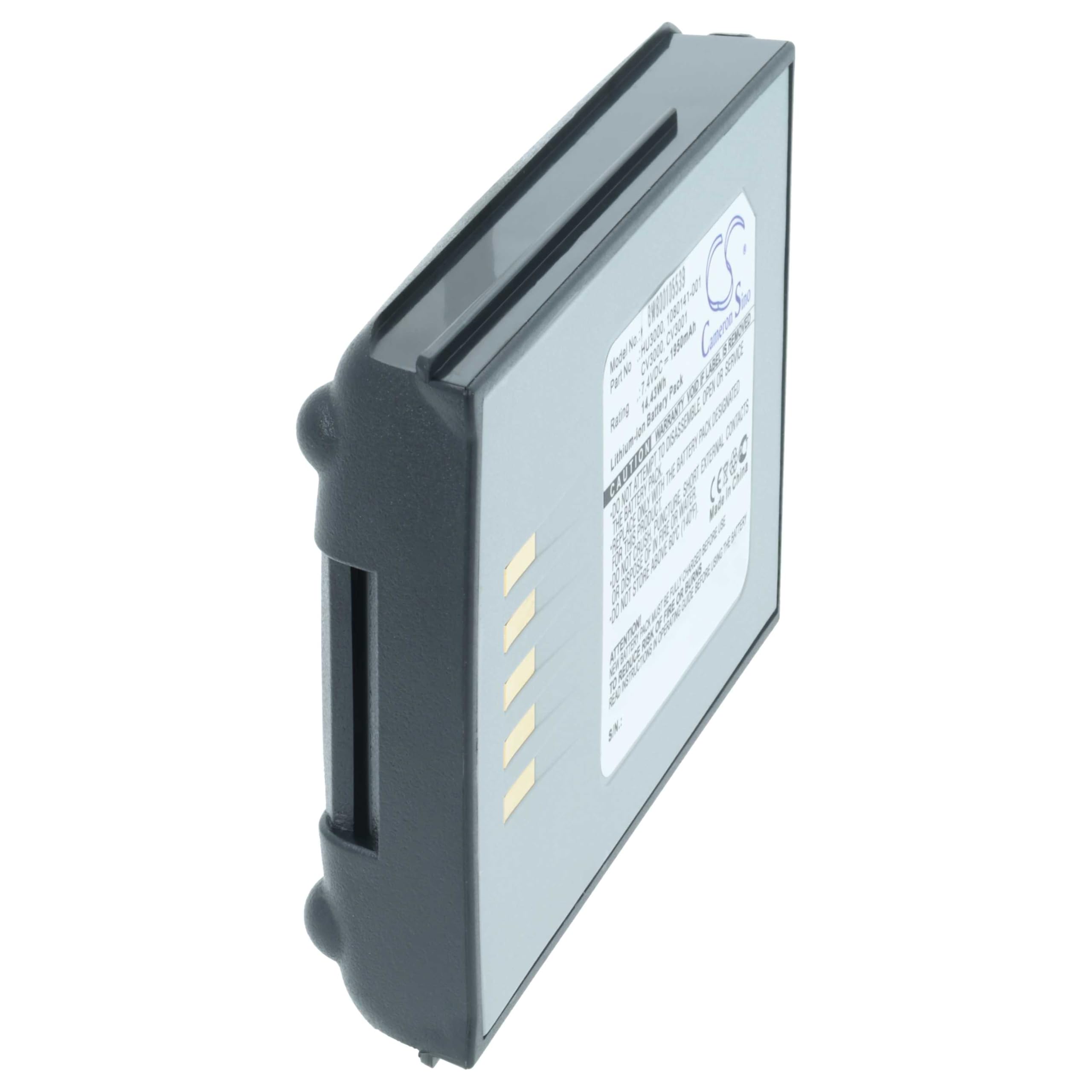 vhbw batteria compatibile con Psion Teklogix 7535, 7535 G2, 7530 G2, 7530, 7535LX lettore di codici a barre, POS (1950mAh, 7,4V, Li-Ion)