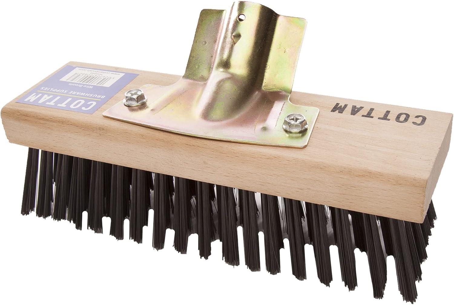 Munitech 2X Cottam Garden Patio Weed Brush Tools Heavy Duty Steel