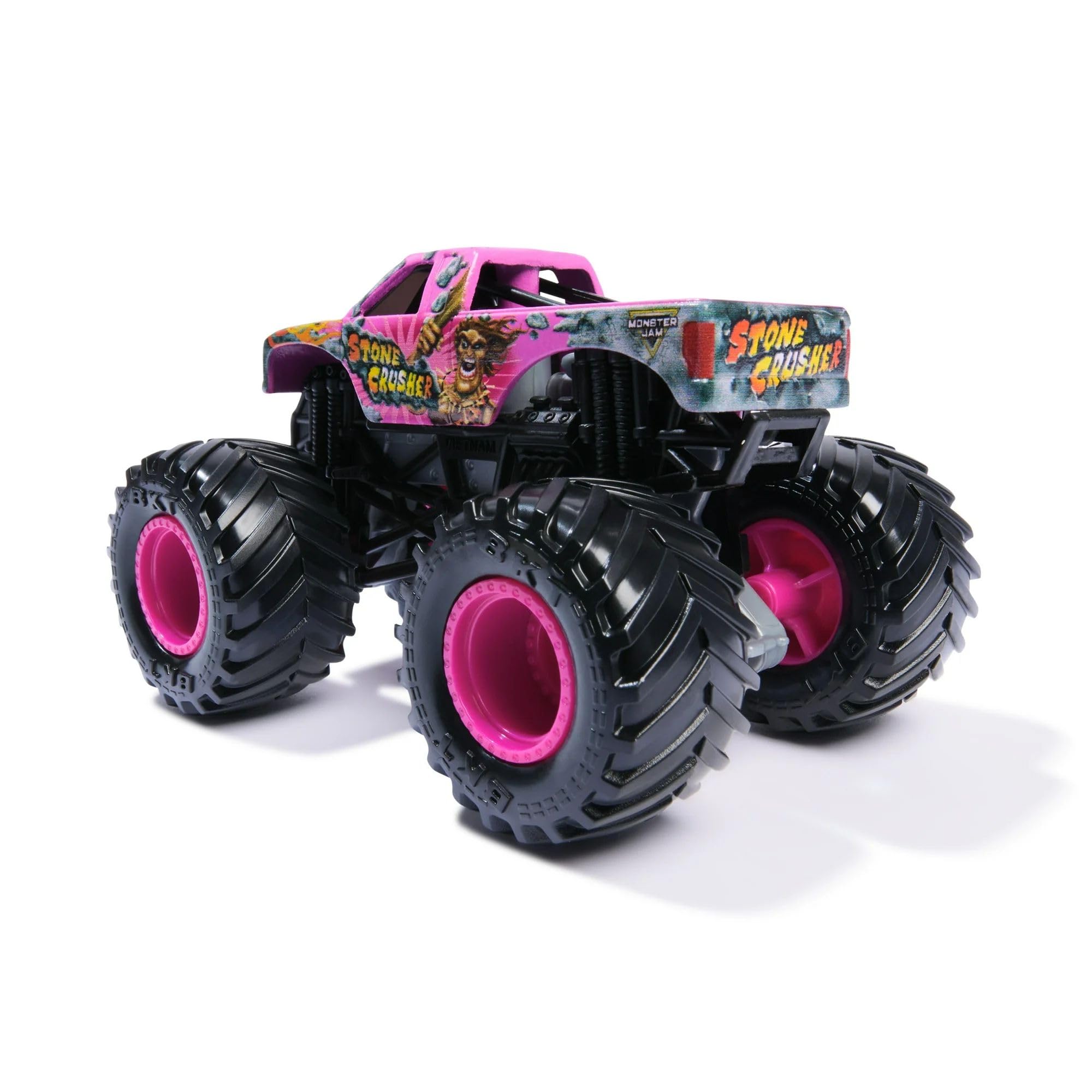 Monster Jam 2025 Oficjalna kruszarka do kamieni 1:64 Diecast Truck Series 43 Danger Divas