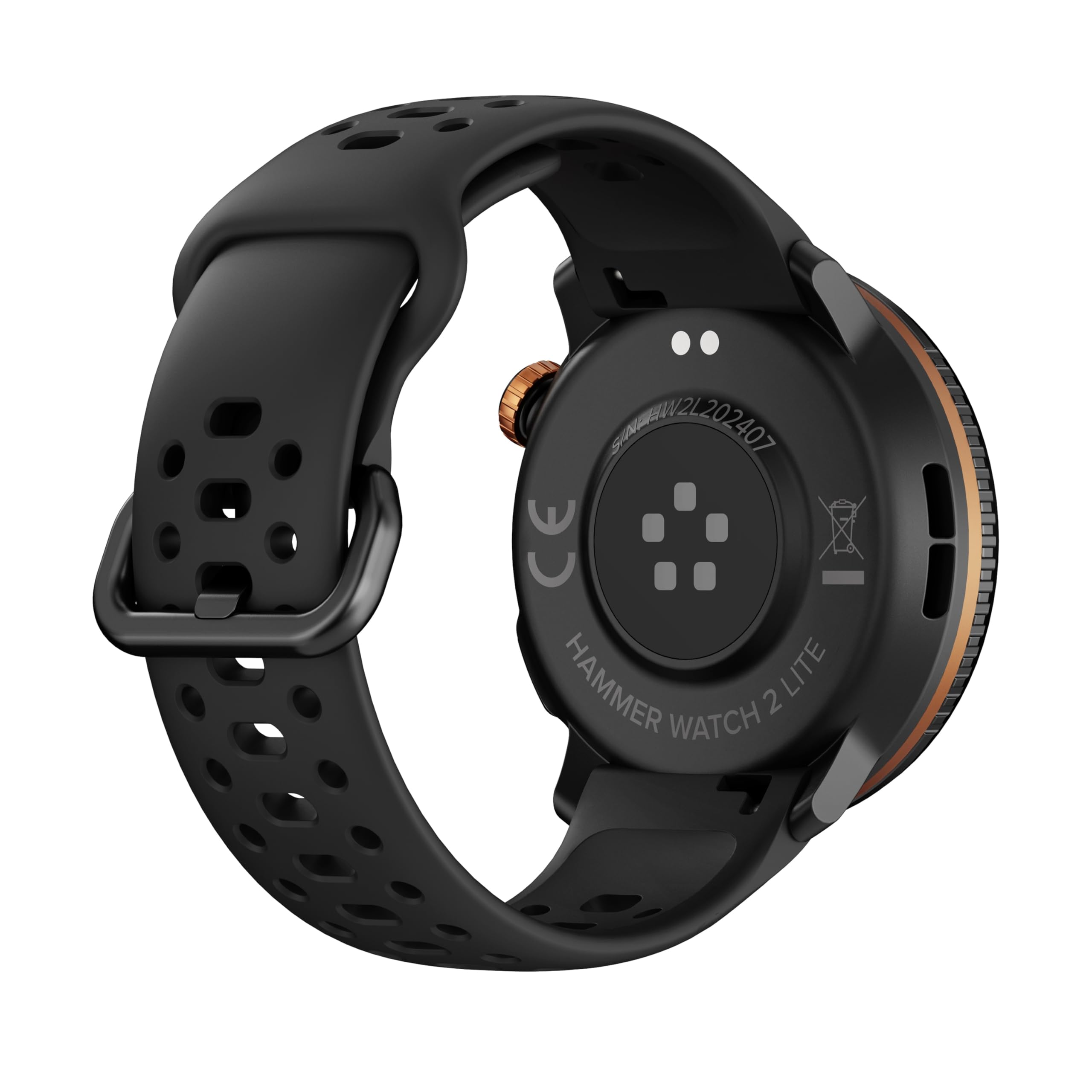 Hammer Smartwatch 2 Lite, schermo AMOLED da 1,43 pollici, funzione Always-on-Display, batteria da 370 mAh per un'autonomia fino a 15 giorni con una singola carica, impermeabilità 3 ATM, Bluetooth