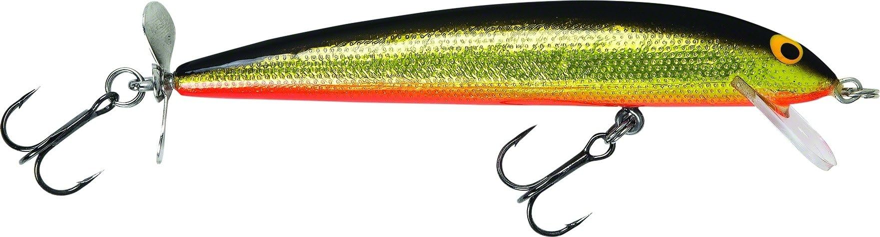 Bagley Baits BangOLure Spin Tail 4 - Black Back, Gold Foil, Orange Belly