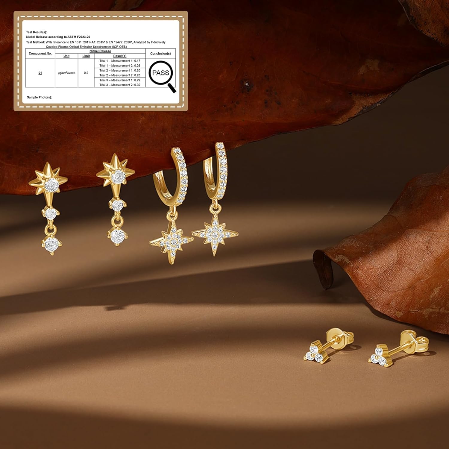 14K Gold Plated Hoop Earrings for Women, Dainty Pink Butterfly Star Sun Heart Hoop Earring Sets with S925 Sterling Silver Post, Pink Earring Stacks Jewelry for Women Trendy - Image 5