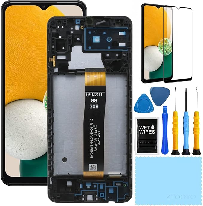 for Samsung Galaxy A13 5G Screen Replacement with Frame for Samsung a13