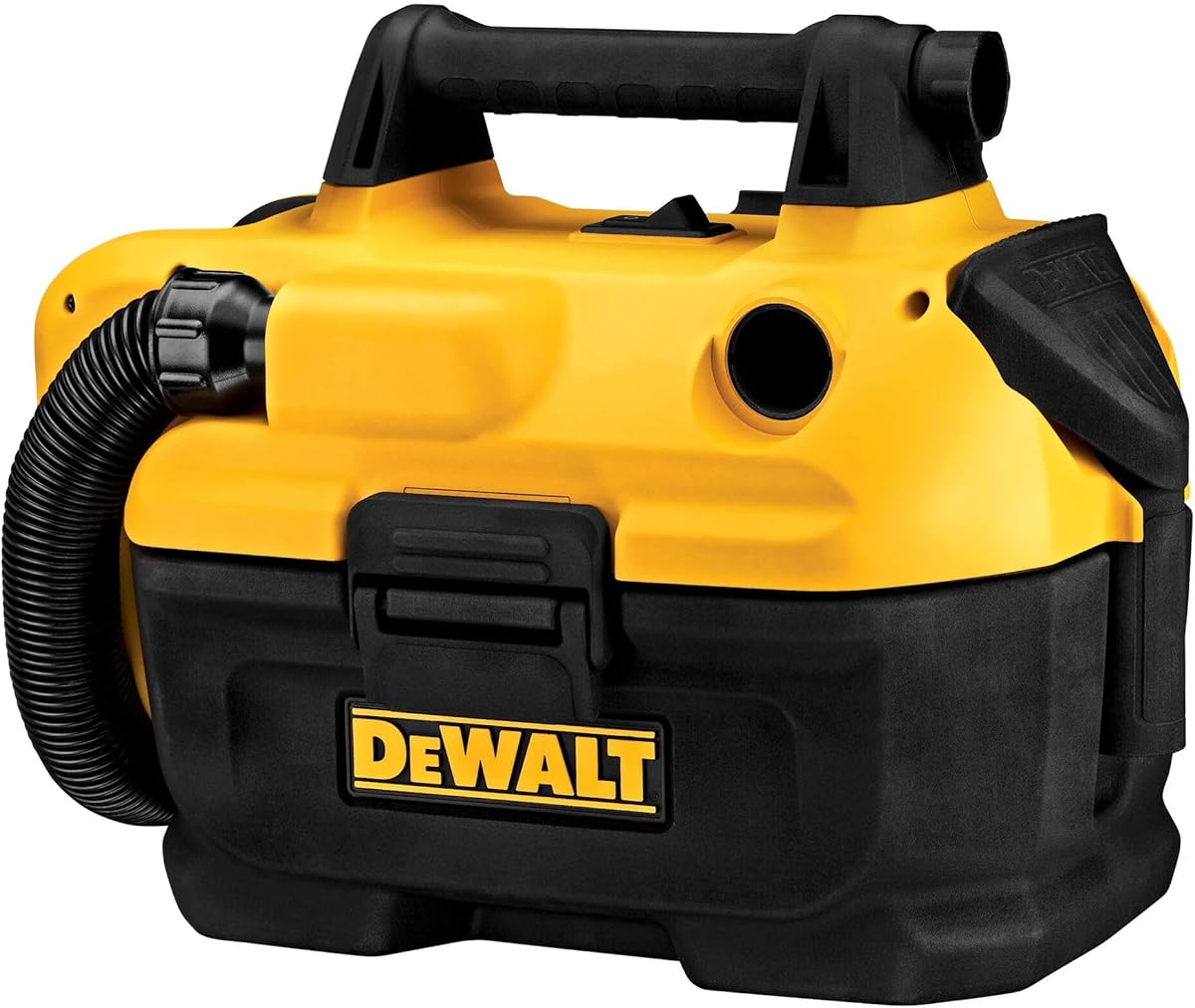 DEWALT 20V MAX Cordless Shop Vac, Shop Vacuum Wet and Dry Portable, 2 Gallon Tank Capacity Wet Dry Vacuum Cleaner, Tool Only (DCV580H) - Vacuum And Dust Collector Accessories - Amazon.com
