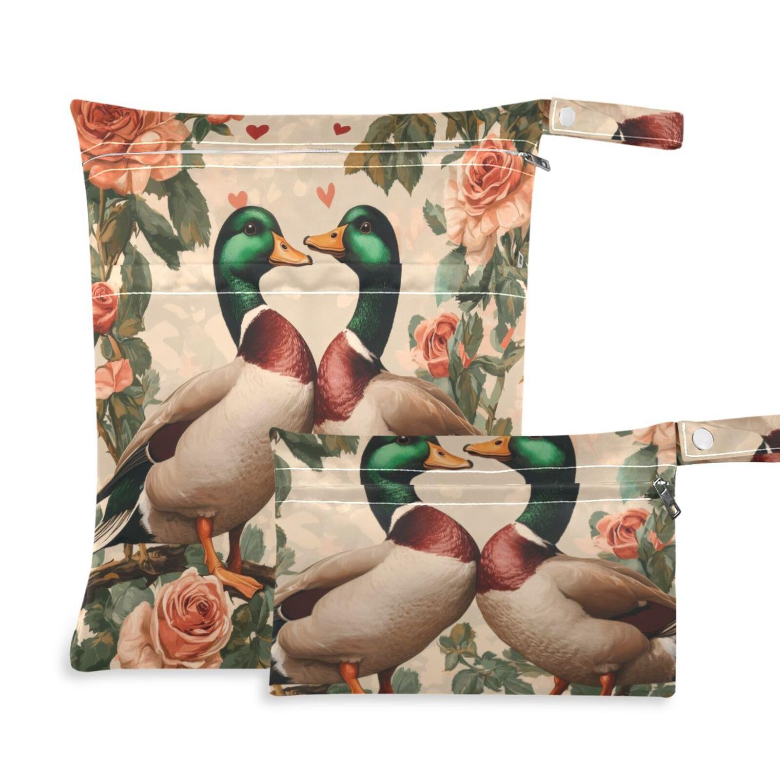 Msyxl 2pcs Wet Dry Bag for Baby Cloth Diapers, Waterproof Reusable Mjayodi3mdmwawvhc21zmgvvsm1y Wet Bag with Two Zippered Pockets Washable Pool Gym Travel Bag for Clothes