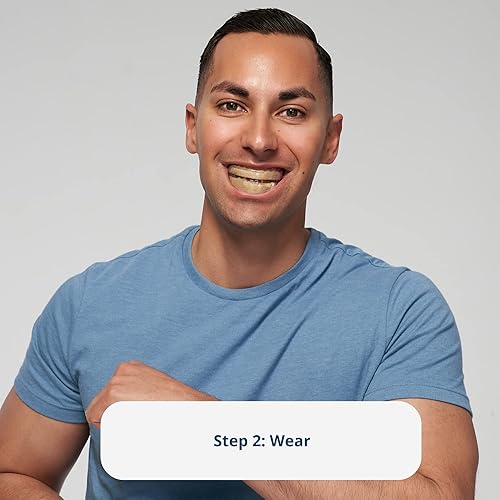 Miniatura 8 de Bandejas blanqueadoras de dientes precargadas al 35% para el hogar (5 bandejas selladas individualmente precargadas con gel de fuerza profesional,