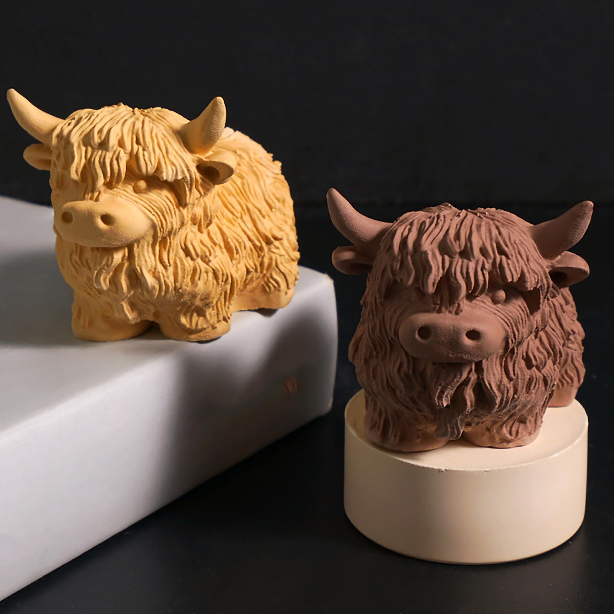 Dog Animal Molds Animal Spiral Wave Pillar Rotate Candle & Resin Mold - Resin Casting Silicone Molds for Home Decor & Candle Making Wave Spiral Mold-image-36