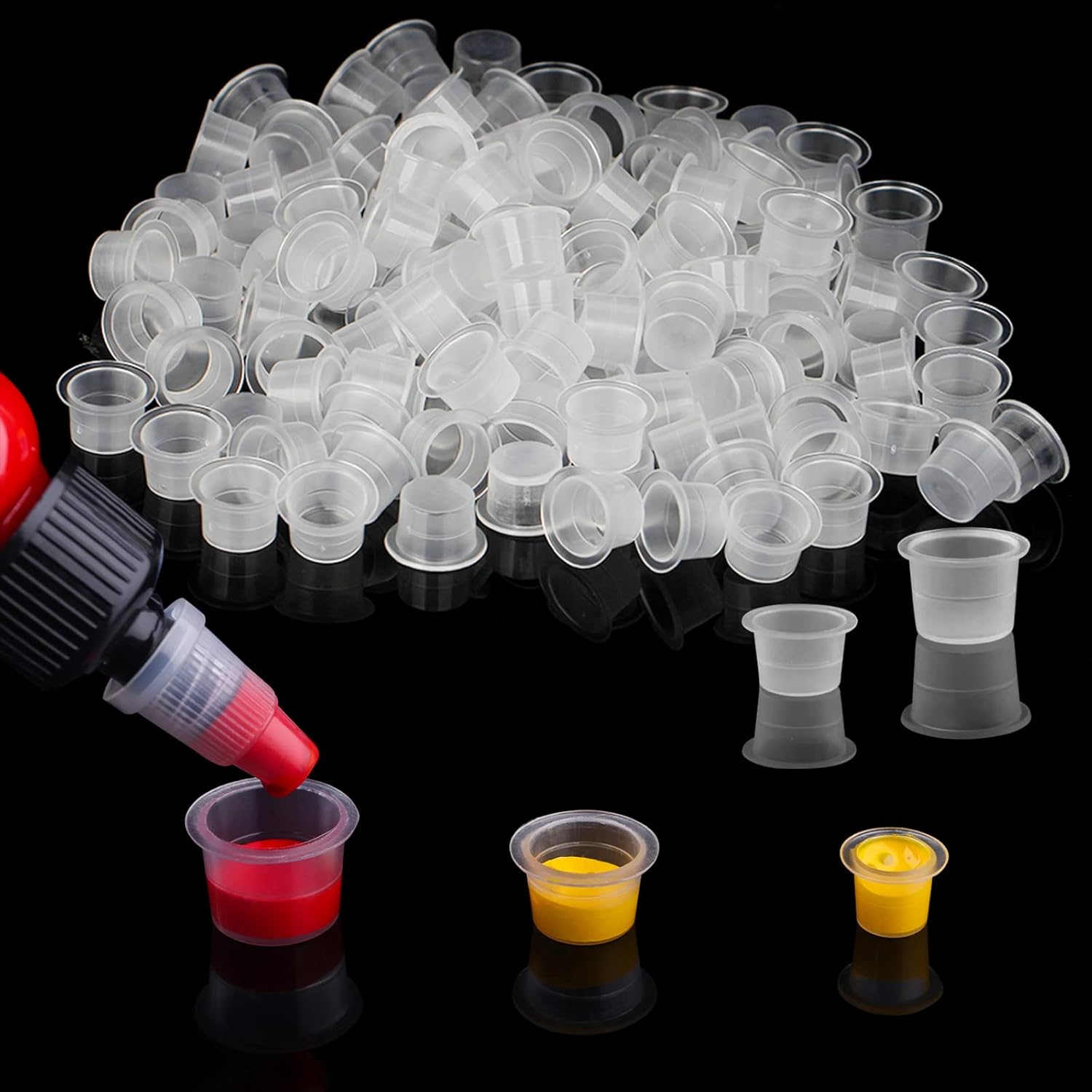 Tattoo Ink Caps Cups Combofix 500pcs 9mm Quality Tattoo