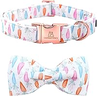 Vista 8 de Lionheart glory Collar de perro con bandera estadounidense, collar de lazo para perro del 4 de julio, resistente y ajustable, patriótico