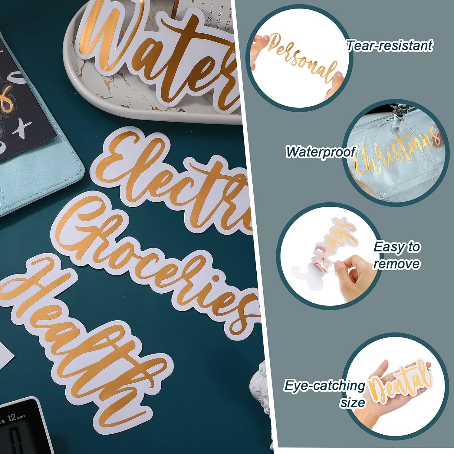 Transform Your Budgeting: Review of Chinco 34 Pcs Colorful Cash Envelope Stickers!