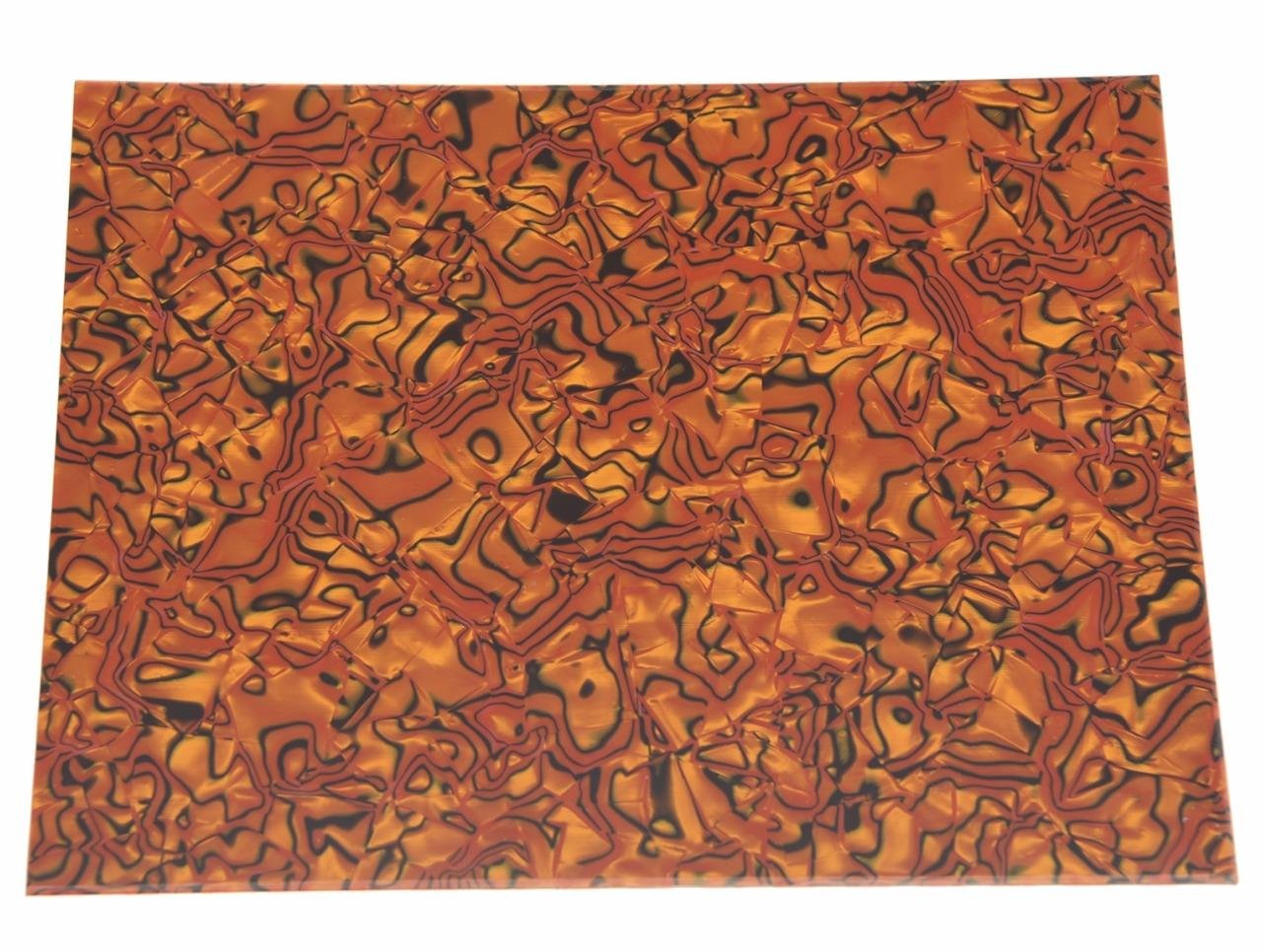 Dopro 25x20cm Tiger Stripe Acoustic Guitar Self Adhesive Scratch Plate Sheet Pickguard Material Sheet