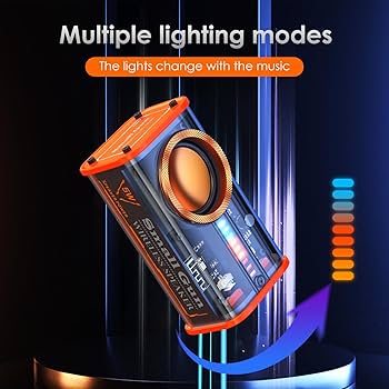 Amazon.com: BSZHI Transparent Wireless Bluetooth Speaker